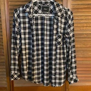 Black & white flannel